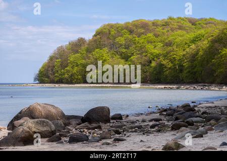 Binz est la plus grande station balnéaire de l'île de Ruegen. La commune appartient au district de Vorpommern Ruegen dans le Mecklembourg-Occidental Banque D'Images