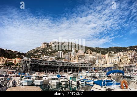 Principauté de Monaco, ville de Port Hercules Banque D'Images