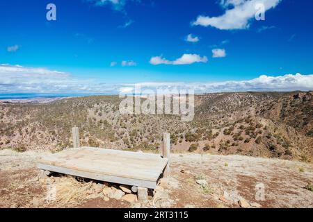 Le site touristique populaire de Werribee gorge. Il s'agit de la piste du centenaire qui monte au sommet de la réserve de l'île James Whyte Banque D'Images