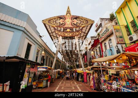 KUALA LUMPUR, MALAISIE, 20 mars 2019 : rue commerçante Kasturi Walk à Kuala Lumpur, Malaisie Banque D'Images