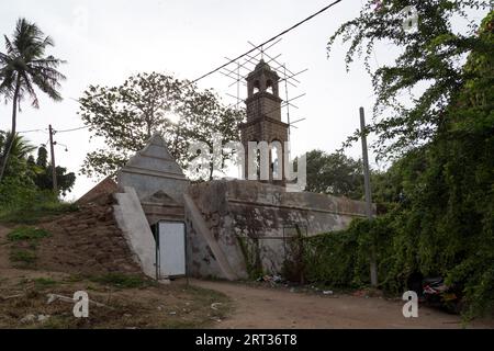 Negombo, Sri Lanka, 24 juillet 2018 : une partie du fort hollandais historique Banque D'Images