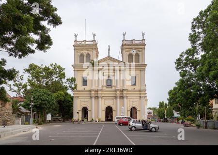 Negombo, Sri Lanka, 24 juillet 2018 : vue extérieure de St. L'église de Marie au coeur de Negombo Banque D'Images