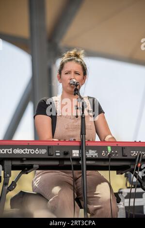 Festival vive Latino, edición España 2023. El festival acogió en Zaragoza a artistas como Juanes, Andrés Calamaro, Ana Tijoux, M-CLAN o Delaporte. Banque D'Images