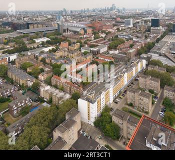 Somers Town est un quartier du centre-ville dans le nord-ouest de Londres, près de Euston St Pancras King's Cross et British Library Banque D'Images