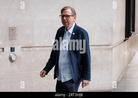 L'acteur Timothy Spall arrive à la BBC avant l'émission politique dimanche avec Laura Kuenssberg. Photo prise le 3 septembre 2023. © Belinda jiao jiao.bili Banque D'Images