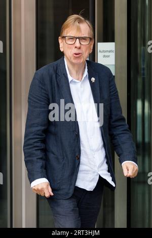 L'acteur Timothy Spall quitte la BBC après être apparu dans l'émission politique Sunday avec Laura Kuenssberg. Photo prise le 3 septembre 2023. © Belinda Jiao jia Banque D'Images