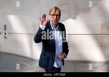 L'acteur Timothy Spall quitte la BBC après être apparu dans l'émission politique Sunday avec Laura Kuenssberg. Photo prise le 3 septembre 2023. © Belinda Jiao jia Banque D'Images