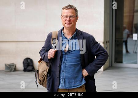 Le chef et animateur Hugh Fearnley-Whittingstall quitte la BBC après être apparu dans une émission politique dimanche avec Laura Kuenssberg. Photo prise le 3 septembre Banque D'Images