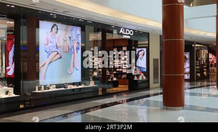 Dubaï, Émirats arabes Unis - 09-10-2023: "ALDO" Outlet dans Burjuman Mall Banque D'Images