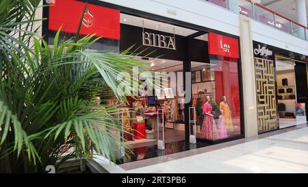 Dubaï, Émirats arabes Unis - 09-10-2023: "BIBA" magasin de mode dans Burjuman Mall Banque D'Images