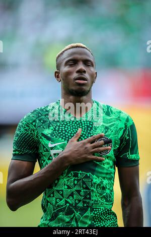 Akwa Ibom, Nigeria. 10 septembre 2023. Nigeria vs Sao Tomé, qualifications de la coupe d'Afrique des Nations de la CAF. Victor Modo crédit : Victor Modo/Alamy Live News Banque D'Images