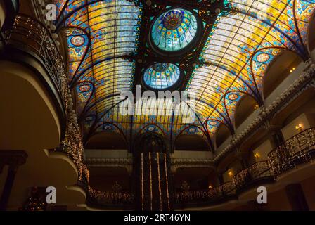 Mexico, CDMX, Mexique, un style art nouveau Gran Hotel Ciudad de México Banque D'Images