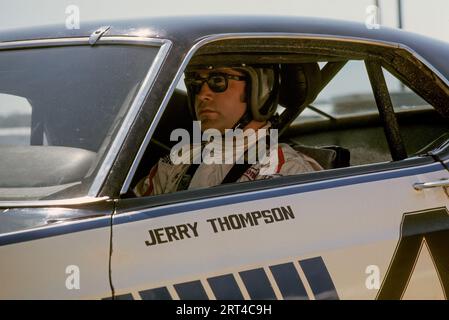 1971 Watkins Glen Trans Am, Jerry Thompson, Ford Mustang Boss 302 Banque D'Images