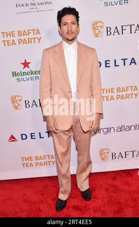 14 janvier 2023, Beverly Hills, Californie, États-Unis : Danny Ramirez arrive pour la BAFTA Tea Party qui se tient au four Seasons Hotel & Resort. (Image de crédit : © Lisa O'Connor/ZUMA Press Wire) USAGE ÉDITORIAL SEULEMENT! Non destiné à UN USAGE commercial ! Banque D'Images