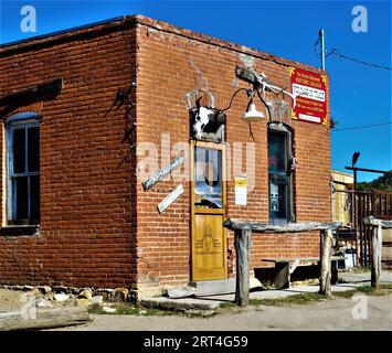 No Scum Allowed Saloon, White Oak, Nouveau-Mexique Banque D'Images