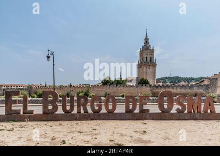 El Burgo de Osma-Ciudad de Osma, municipalité de la province de Soria, communauté autonome de Castilla y León, Espagne, Europe Banque D'Images