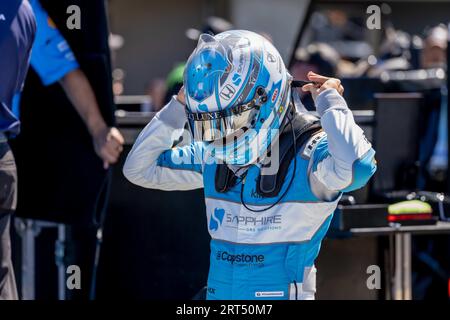Monterey, Californie, États-Unis. 8 septembre 2023. Le pilote de la série INDYCAR, DEVLIN DeFRANCESCO (29) de Toronto, Canada, se prépare à s’entraîner pour le Grand Prix Firestone de Monterey au WeatherTech Raceway Laguna Seca à Monterey CA. (Image de crédit : © Walter G Arce SR Grindstone Medi/ASP) USAGE ÉDITORIAL SEULEMENT! Non destiné à UN USAGE commercial ! Banque D'Images
