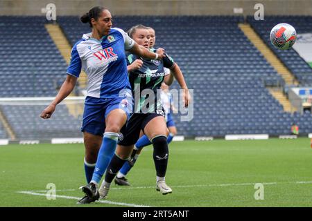 Blacburn, Royaume-Uni. 10 septembre 2023. Blackburn, Angleterre, 10 septembre 2023 ; Jade Richards (6 Blackburn Rovers) contrôle le moment lors du match contre Sheffield United à Ewood Park, Blackburn, Angleterre le 10 septembre 2023 (Sean Chandler/SPP) crédit : SPP Sport Press photo. /Alamy Live News Banque D'Images