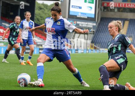 Blacburn, Royaume-Uni. 10 septembre 2023. Blackburn, Angleterre, 10 septembre 2023 ; Millie Chandarana (17 Blackburn Rovers) contrôle le ballon lors du match contre Sheffield United à Ewood Park, Blackburn, Angleterre le 10 septembre 2023 (Sean Chandler/SPP) crédit : SPP Sport Press photo. /Alamy Live News Banque D'Images