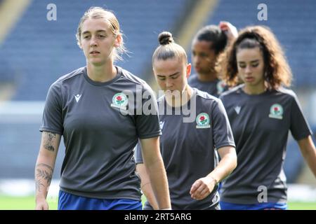 Blacburn, Royaume-Uni. 10 septembre 2023. Blackburn, Angleterre, 10 septembre 2023 ; Meg Hornby (11 Blackburn Rovers) pendant l'échauffement avant d'affronter Sheffield United à Ewood Park, Blackburn, Angleterre le 10 septembre 2023 (Sean Chandler/SPP) crédit : SPP Sport Press photo. /Alamy Live News Banque D'Images