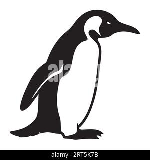 icône de pingouins illustration vectorielle de symbole de signe isolé - icônes vectorielles de style noir de haute qualité Illustration de Vecteur