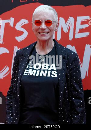 Rome, Italie. 10 septembre 2023. ROME, ITALIE - 10 SEPTEMBRE : Annie Lennox assiste à l'événement Time for change au Colisée le 10 septembre 2023 à Rome, en Italie. (Photo de Massimo Valicchia/NurPhoto) crédit : NurPhoto SRL/Alamy Live News Banque D'Images