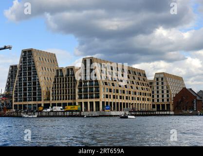 Développement résidentiel moderne sur Paper Island à Copenhague, Danemark. Banque D'Images