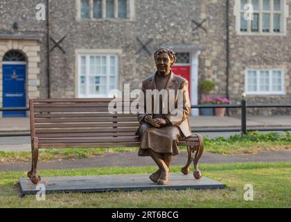 Statue d'Agatha Christie Banque D'Images