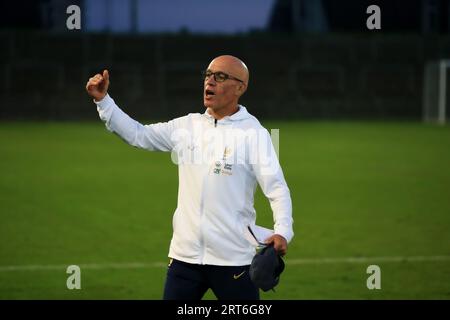 Gladsaxe, Danemark. 08 septembre 2023. L’entraîneur-chef Landry Chauvin, de France, a été vu après le match amical U20 entre le Danemark U20 et la France U20 au Gladsaxe Stadion à Gladsaxe. (Crédit photo : Gonzales photo - Chrisitan Midtgaard). Banque D'Images