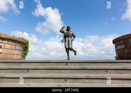 Statue commémorative d'Eric Morcambe, Morcambe Lancashire Banque D'Images