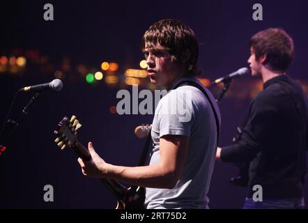 Acrtic Monkeys au Glastonbury Festival 2007 Banque D'Images