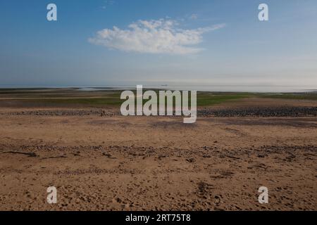 . Plage de Dunster, parc national d'Exmoor Banque D'Images