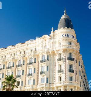 Carlton Hôtel à Cannes, côte d'azur Banque D'Images