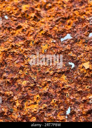 Vieille texture métallique rustique grunge utiliser pour le fond. Rouille des métaux.rouille corrosive sur le vieux fer.Grunge rouille rouille texture de fond métallique sombre. Arrière-plan r Banque D'Images