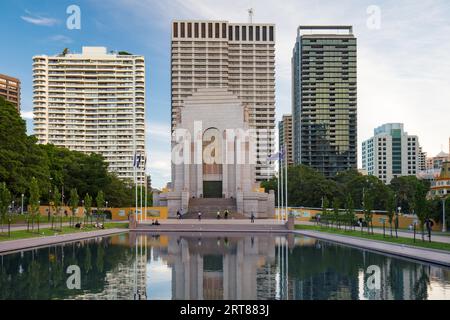 Sydney, Australie, 10 mars : ANZAC Memorial à Hyde Park dans le quartier des affaires de Sydney le 10 mars 2017 Banque D'Images
