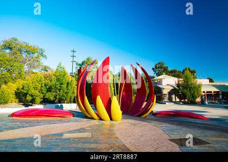 Bendigo, Australie, octobre 15 2017 : la réserve des jardins chinois de Bendigo et le musée du dragon d'or à Bendigo, Victoria, Australie Banque D'Images