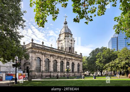 Philip's Cathedral Birmingham , Church of England, Cathedral Square, Colmore Row, England, ROYAUME-UNI Banque D'Images