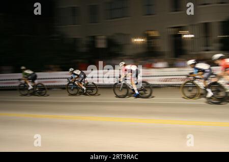 Tour de Lafayette 2023 pendant la Gateway Cup 2023 à St. Louis, Missouri, USA cyclisme féminin Banque D'Images