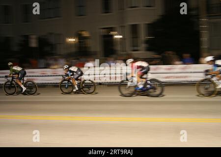 Tour de Lafayette 2023 pendant la Gateway Cup 2023 à St. Louis, Missouri, USA cyclisme féminin Banque D'Images