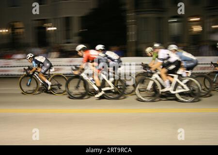 Tour de Lafayette 2023 pendant la Gateway Cup 2023 à St. Louis, Missouri, USA cyclisme féminin Banque D'Images