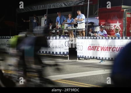 Tour de Lafayette 2023 pendant la Gateway Cup 2023 à St. Louis, Missouri, USA cyclisme féminin Banque D'Images