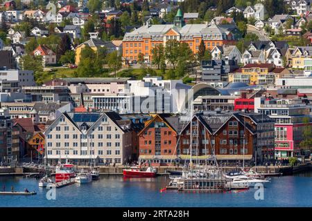 Tromso, Tromsoya Island, Troms og Finnmark, Norvège Banque D'Images