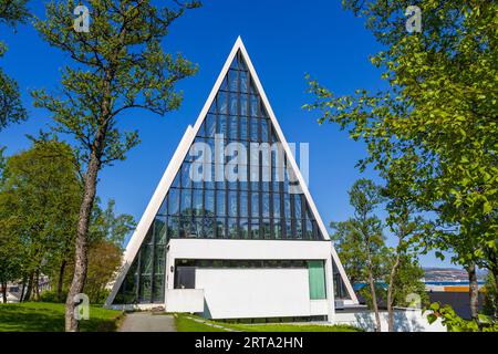 Cathédrale arctique, Troms og Finnmark, Tromso, Norvège Banque D'Images