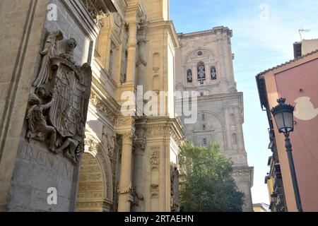 Dans la vieille ville à la Catedral, Grenade, Andalousie, Espagne Banque D'Images