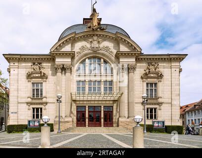 Stadttheater sur Koenigstrasse à Fürth en Bavière, Allemagne Banque D'Images