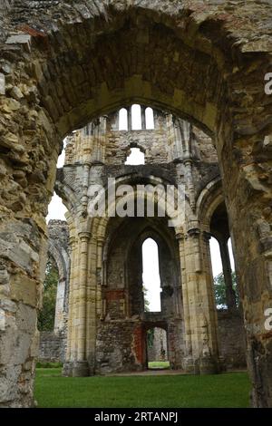 L'abbaye de Netley dans le Hampshire a été construite par les moines cisterciens et maintenant une ruine romantique. Banque D'Images