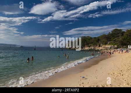 Nielsen Park Beach. Nielsen Park est un site historique classé au patrimoine, parc, plage et réserve naturelle situé dans le Vaucluse, la banlieue est de Sydney. Banque D'Images