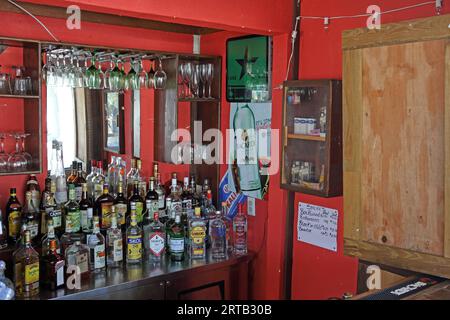 Green Turtle Cafe à Treasure Cay Ferry Dock, Great Abaco, Bahamas Banque D'Images