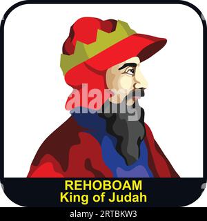 Rehoboam 1e roi de Juda Illustration de Vecteur