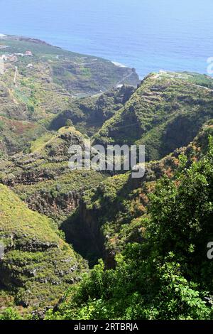 Mirador de San Bartolome, East la Palma, Îles Canaries, Espagne Banque D'Images